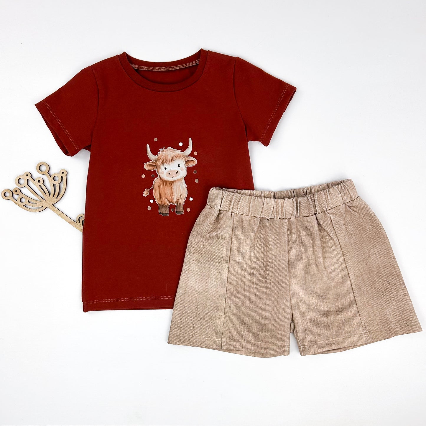 Kleiner Highland-Freund – Kinder-Shirt