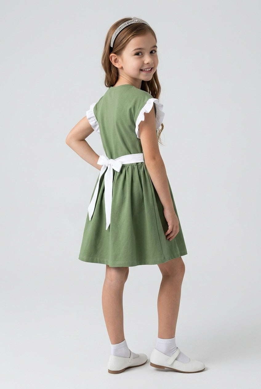Sommerkleid „Gänseblümchenzauber“ – aus Bio-Baumwolle