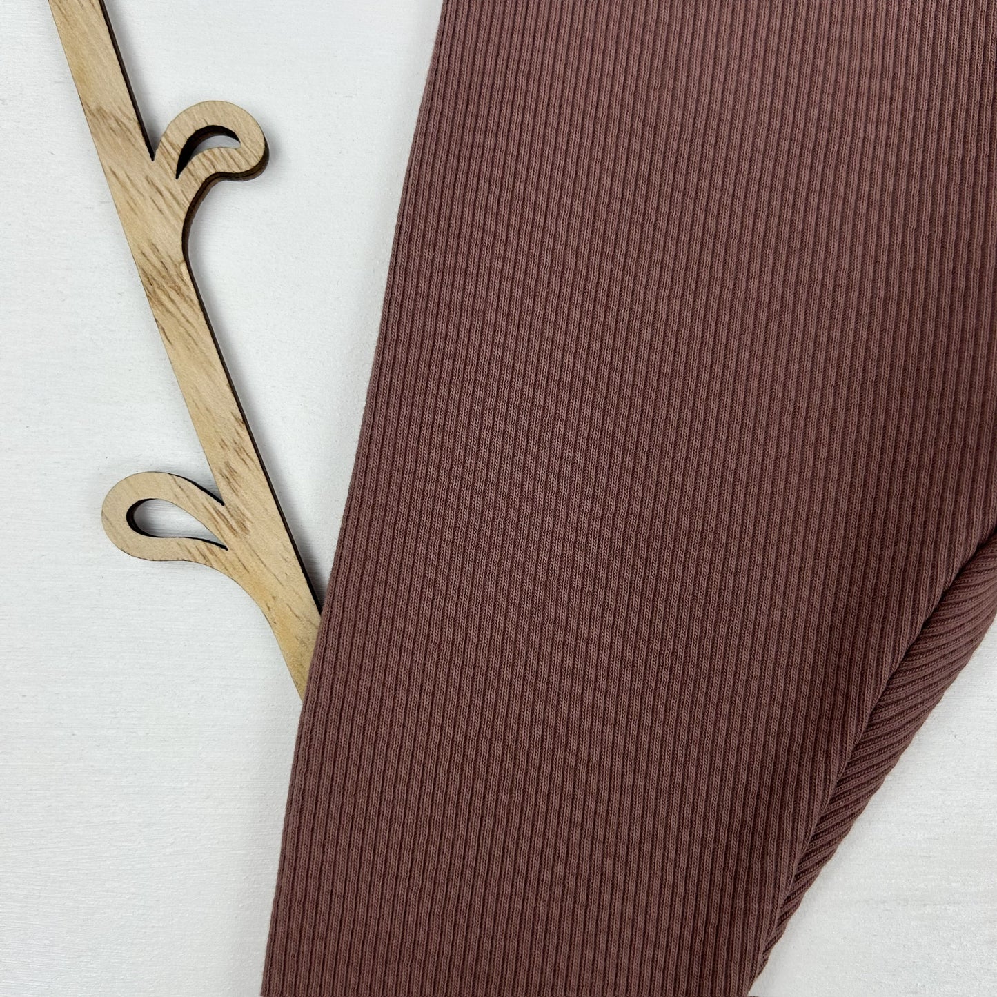 Rosentraum – Rib-Leggings in Altrosa