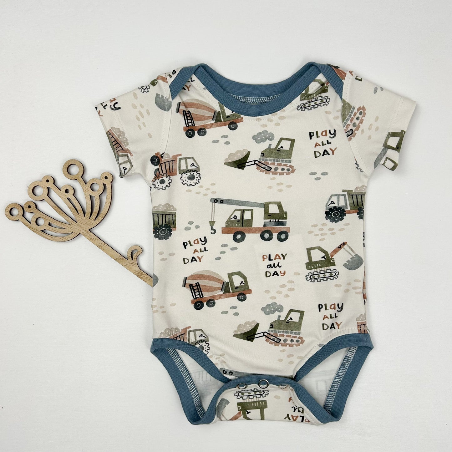 Baustellenheld – Babybody für kleine Entdecker