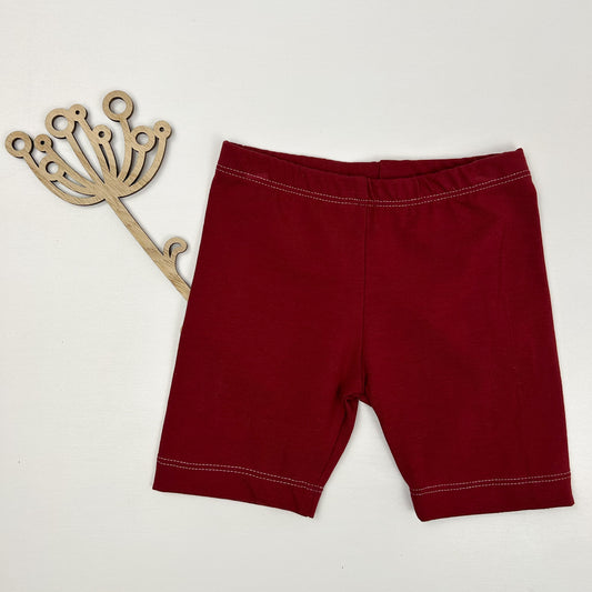 Kirschrot – Bequeme Babyshorts aus Bio-Baumwolle