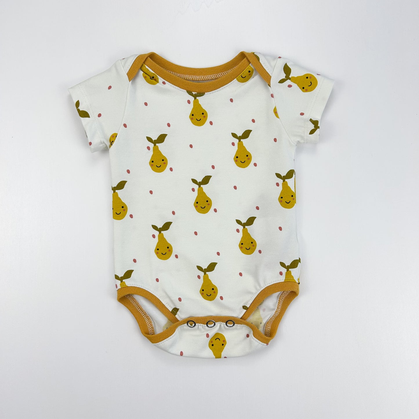 Fruchtige Freude – Babybody mit Birnenprint