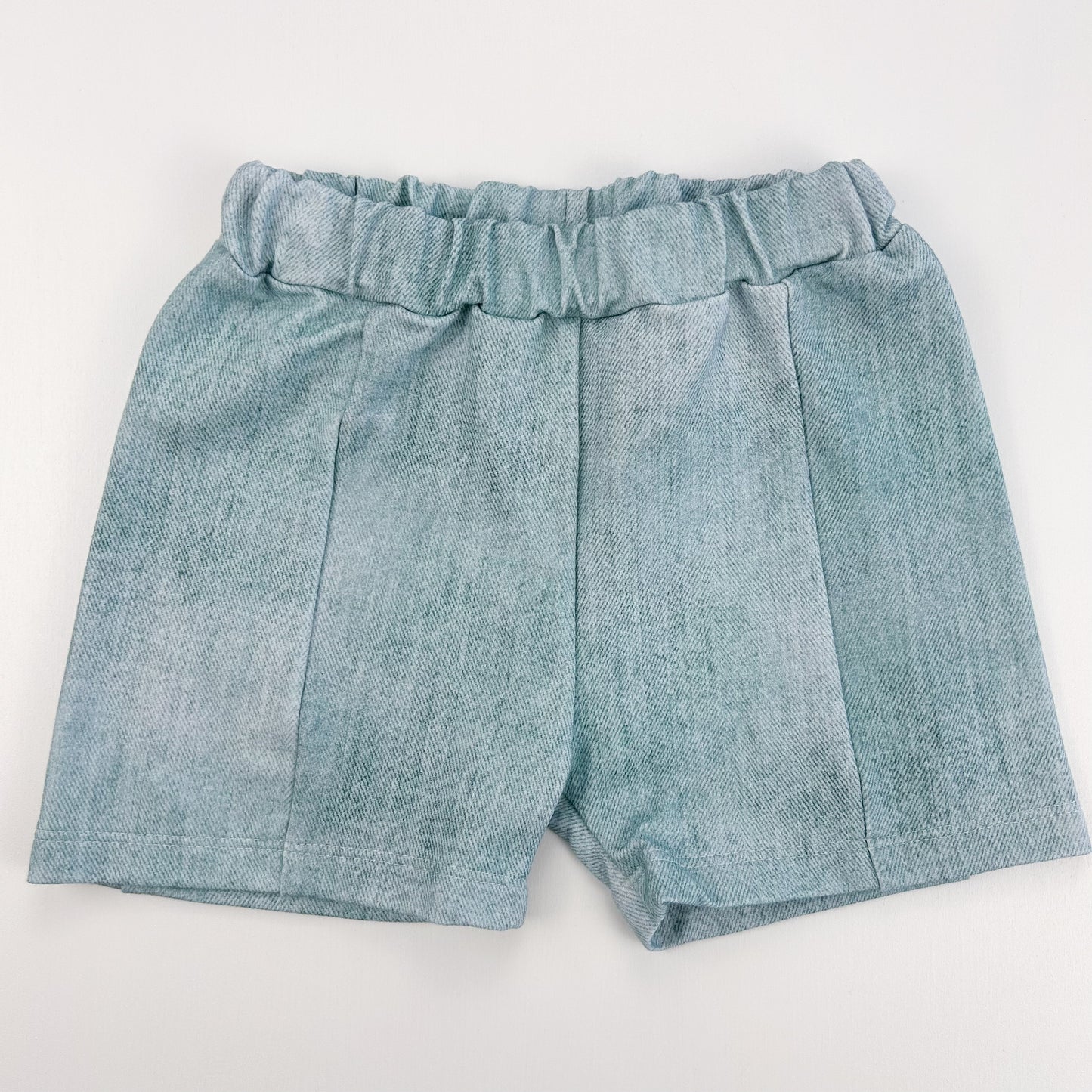 Leinenzauber Mint – Bequeme Kinder-Shorts in sanfter Melange-Optik